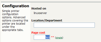 A field highlighted indicating a validation error